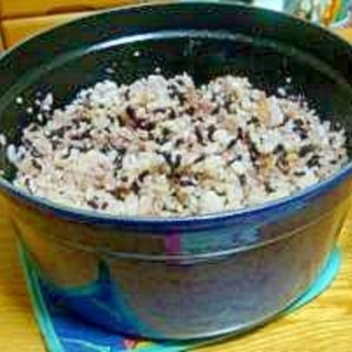 【ご飯】鍋で炊く雑穀を使ったお赤飯